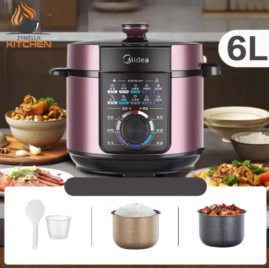 5L Multifunction Electric Pressure Cooker & Rice Cooker
