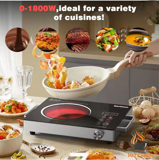Zynella Portable 1-Zone Ceramic Hob 2000W