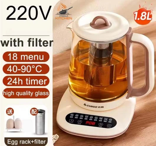 Multifunction Glass Electric Tea Maker