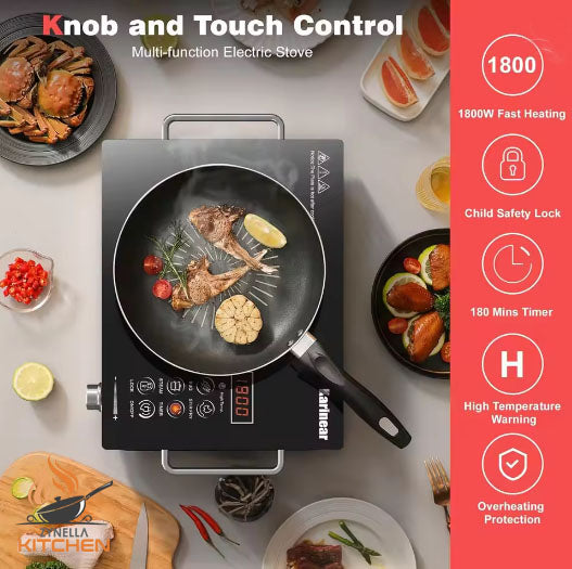 Zynella Portable 1-Zone Ceramic Hob 2000W