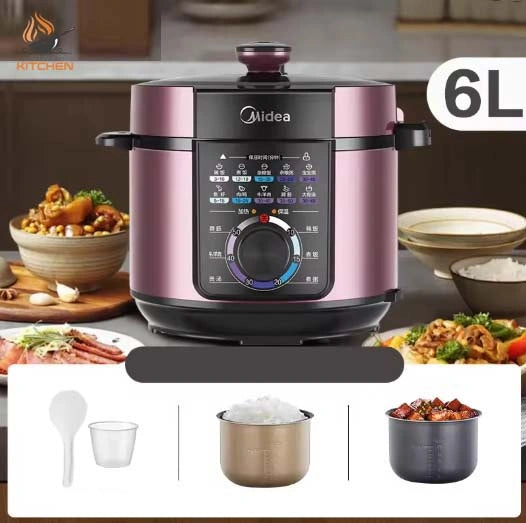 5L Multifunction Electric Pressure Cooker & Rice Cooker