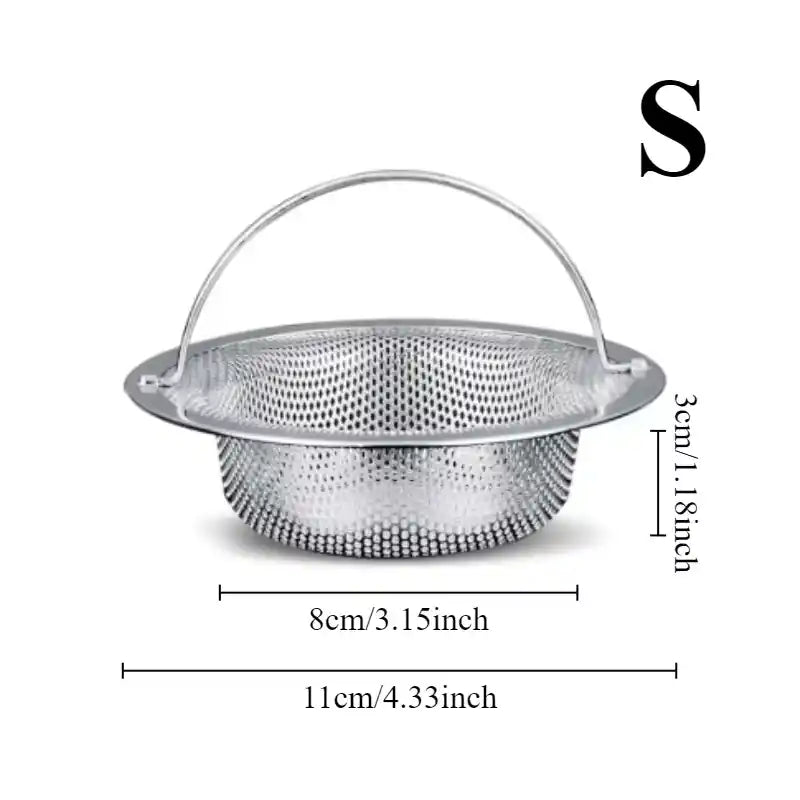 Zynella Stainless Steel Drain Strainer & Hair Catcher