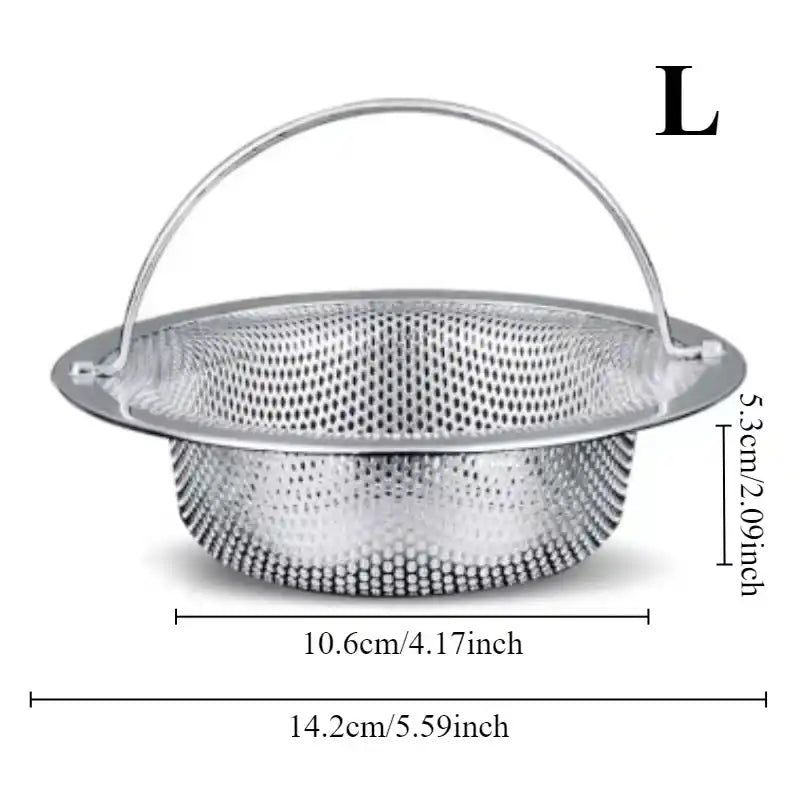 Zynella Stainless Steel Drain Strainer & Hair Catcher