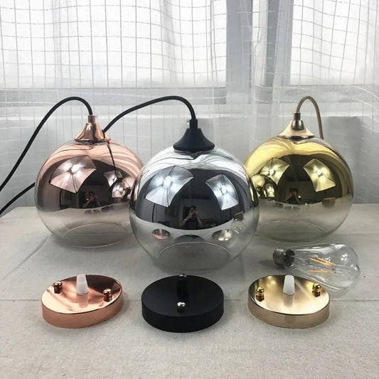 Lustre-Glow Rose Modern Pendant