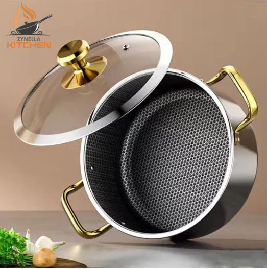 Zynella Honeycomb Stainless Steel Pot