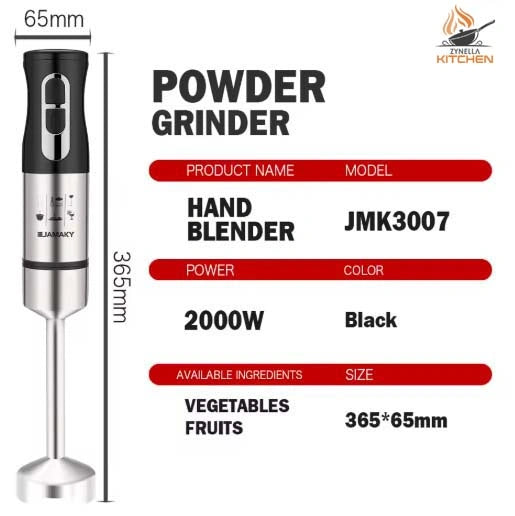 Zynella High-Power Handheld Blender & Food Processor