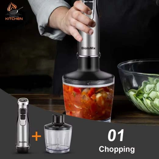 Zynella 4-in-1 Handheld Immersion Blender 1200W