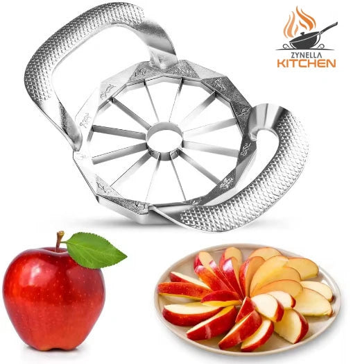 Fruit Cutter – 12-Blade Extra Large Apple Corer & Slicer