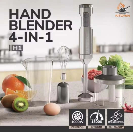 Zynella 4-in-1 Hand Immersion Blender 1000W