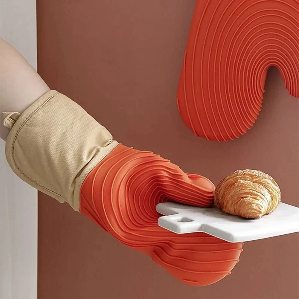 Zynella Extra Long Silicone Oven Mitts