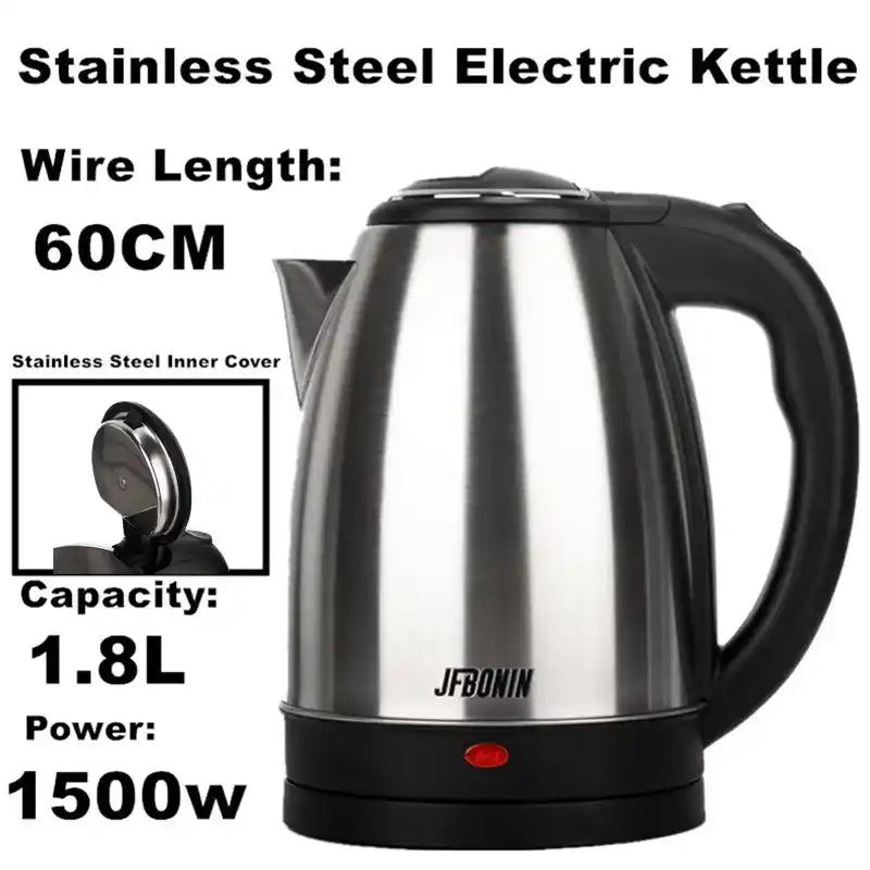 Zynella 1.8L Stainless Steel Electric Kettle