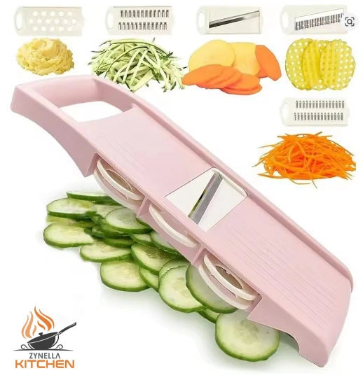 5-in-1 Mandoline Vegetable Slicer – Multi-Blade Potato & Veg Cutter