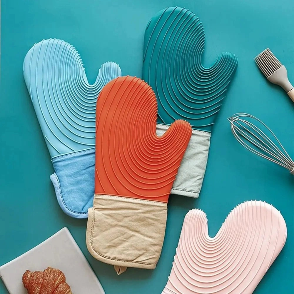 Zynella Extra Long Silicone Oven Mitts