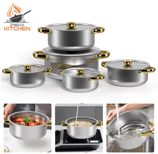 Zynella Stainless Steel Stock Pot