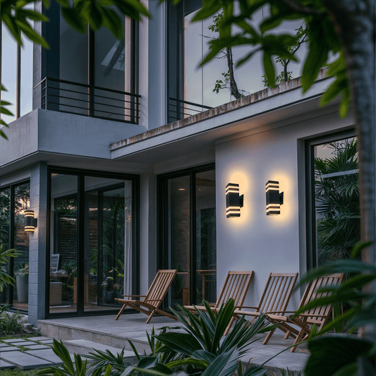 Beacon Dual-Head Outdoor Wall Light