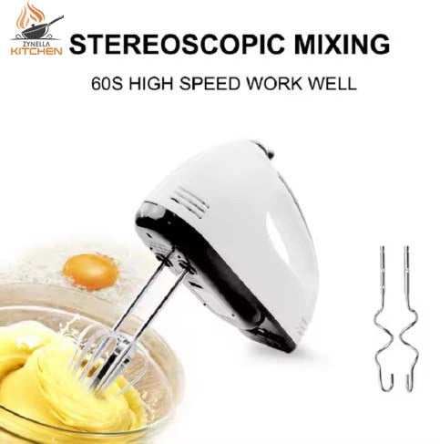 Zynella 7-Speed Handheld Electric Mixer