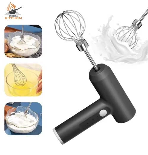 Zynella Wireless 3-Speed Electric Hand Mixer