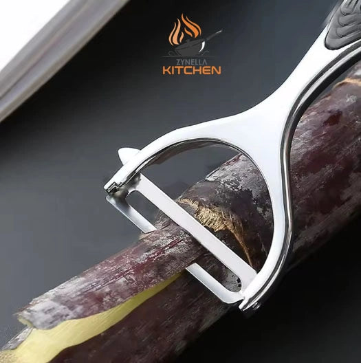 Stainless Steel Vegetable Cutter Peeler – Multi-Function Salad & Fruit Chopper