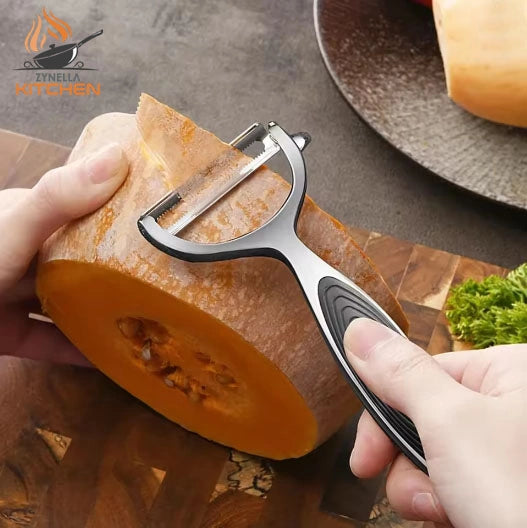 Stainless Steel Vegetable Cutter Peeler – Multi-Function Salad & Fruit Chopper