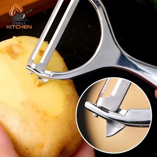 Stainless Steel Vegetable Cutter Peeler – Multi-Function Salad & Fruit Chopper