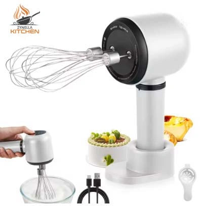 Zynella USB Rechargeable Hand Blender & Electric Whisk