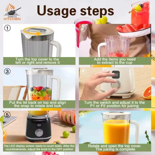 Zynella Multifunctional Home Juicer & Blender