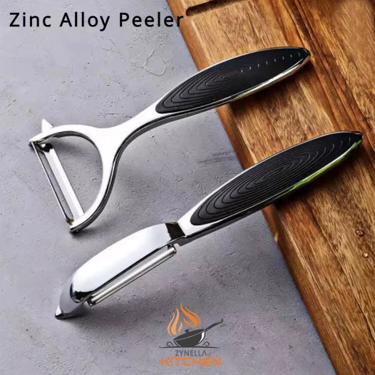 Stainless Steel Vegetable Peeler Set – Flat & Y-Shaped Multifunctional Peelers