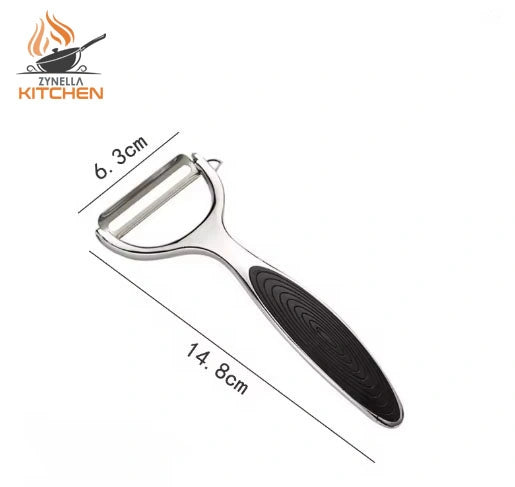 Stainless Steel Vegetable Peeler Set – Flat & Y-Shaped Multifunctional Peelers