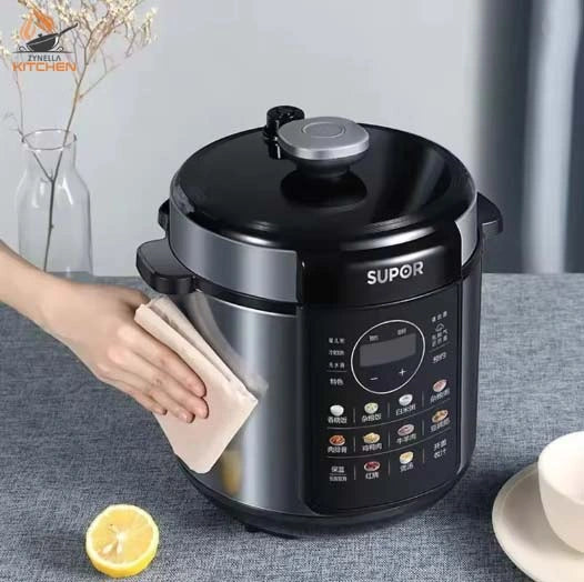 5L Zynella Electric Pressure Cooker – Dual Liner Rice Cooker with LCD Display