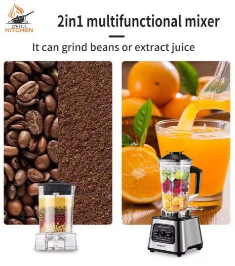 Zynella High-Power Multifunctional Blender & Ice Crusher