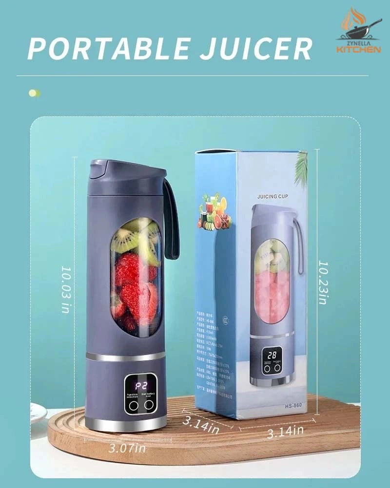 Zynella Mini Rechargeable Crushed Ice Electric Juicer