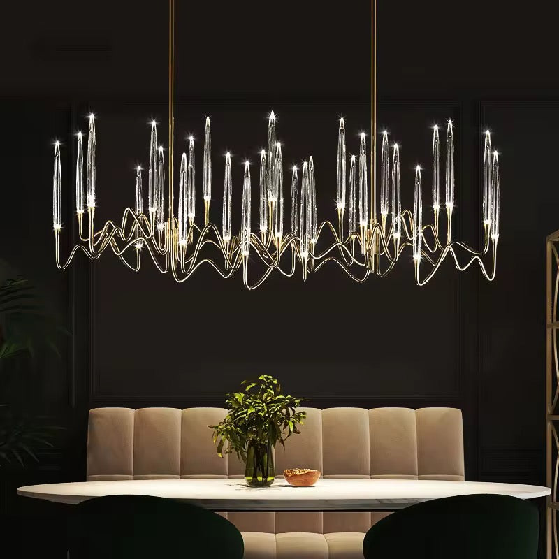Zynella Crystal Candle Chandelier