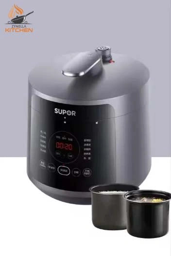 5L Zynella Electric Pressure Cooker – Dual Liner Rice Cooker with LCD Display