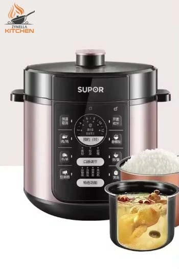 5L Zynella Electric Pressure Cooker – Dual Liner Rice Cooker with LCD Display