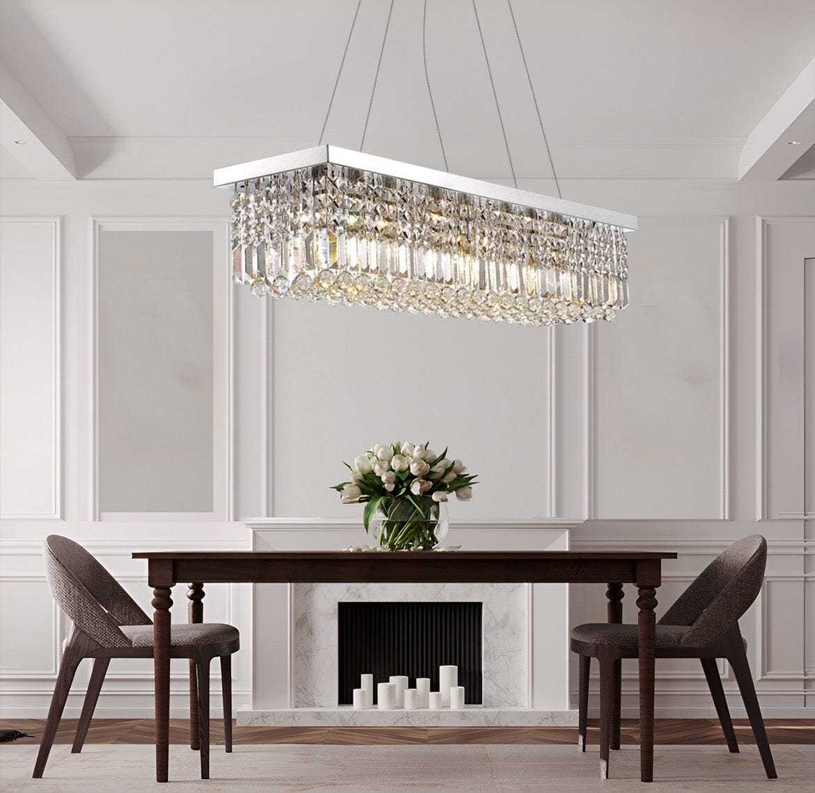 Crystal Prism Antique chandelier
