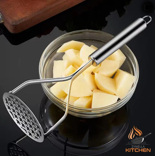 Stainless Steel Potato Masher – Manual Avocado, Pumpkin & Sweet Potato Masher