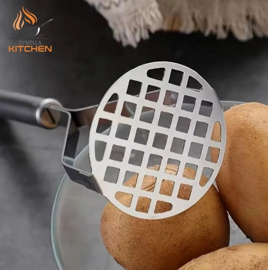 Stainless Steel Potato Masher – Manual Avocado, Pumpkin & Sweet Potato Masher