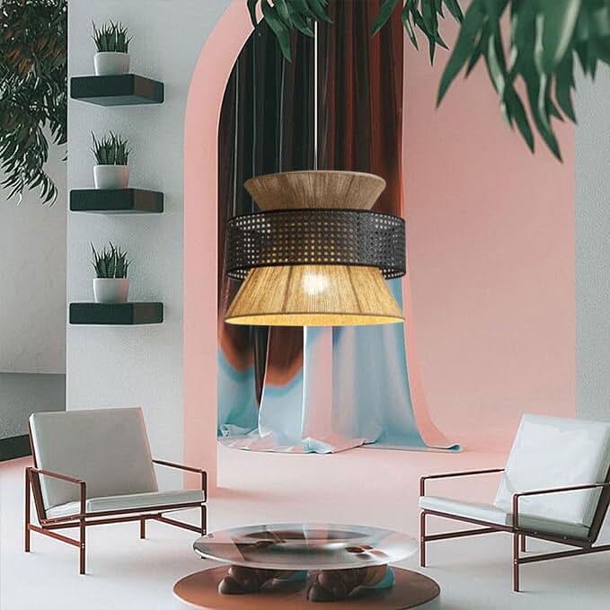 Zynella Hemp Rope Wabi Sabi Chandelier