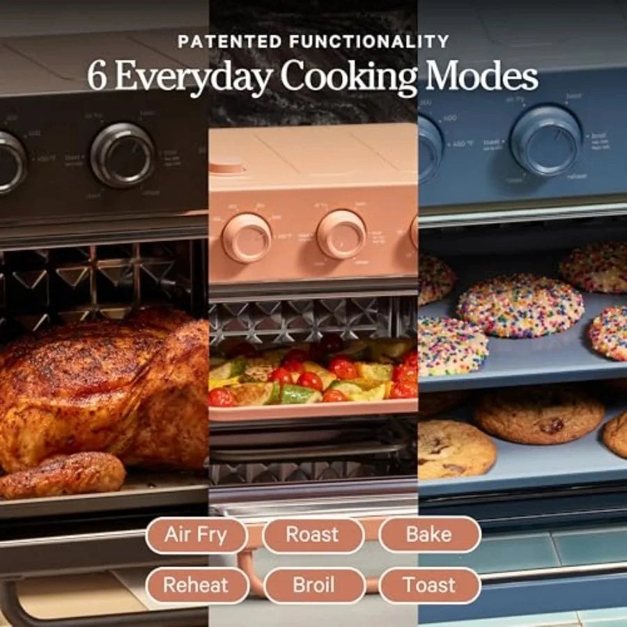 Zynella Wonder Oven 6-in-1 13QT Stainless Steel Air Fryer Toaster Oven