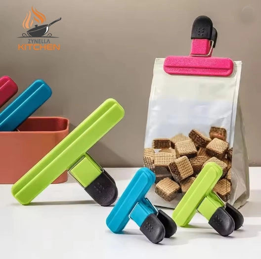 Zynella Portable Food Bag Clips – Kitchen Storage Sealing Clips