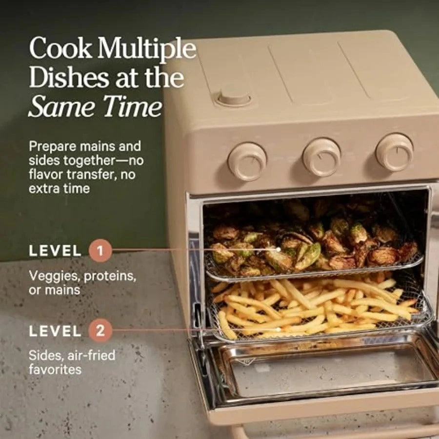 Zynella Wonder Oven 6-in-1 13QT Stainless Steel Air Fryer Toaster Oven