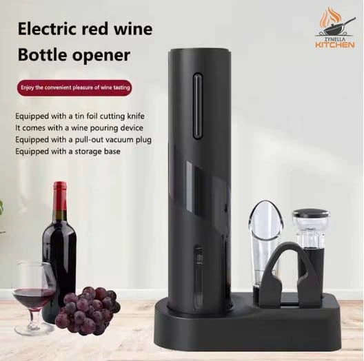 Zynella Rechargeable Electric Wine Opener – One-Click Automatic Corkscrew