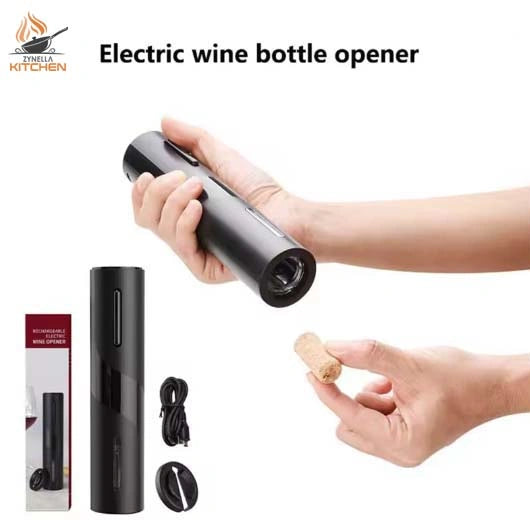 Zynella Rechargeable Electric Wine Opener – One-Click Automatic Corkscrew