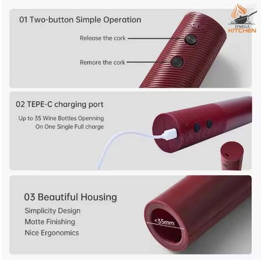 Automatic Electric Wine Bottle Opener