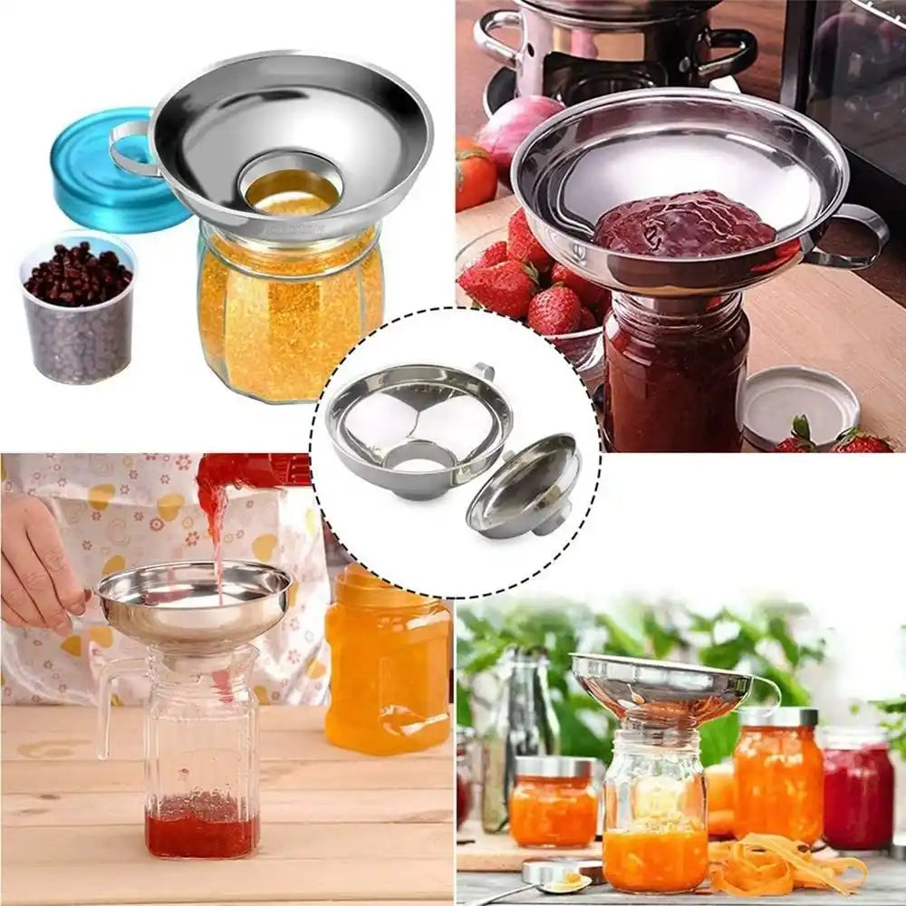Zynella Premium Stainless Steel Wide-Mouth Kitchen Funnel