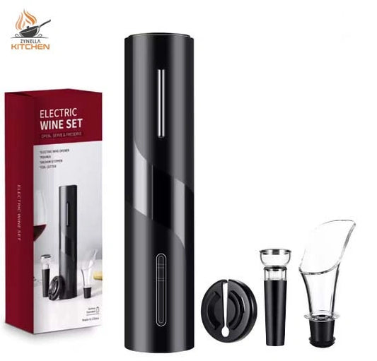 Electric Wine Opener Automatic Corkscrew with Foil Cutter