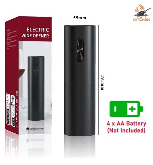 Electric Wine Opener Automatic Corkscrew with Foil Cutter