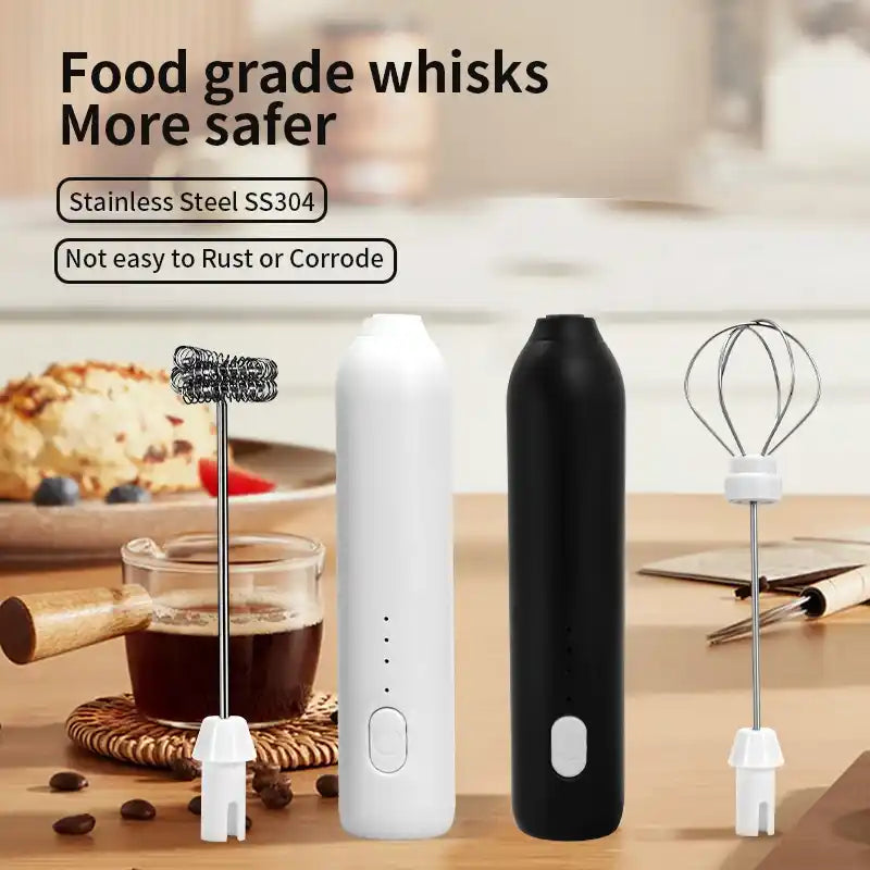 Zynella Mini Milk Frother & Mixer – 3-Speed USB