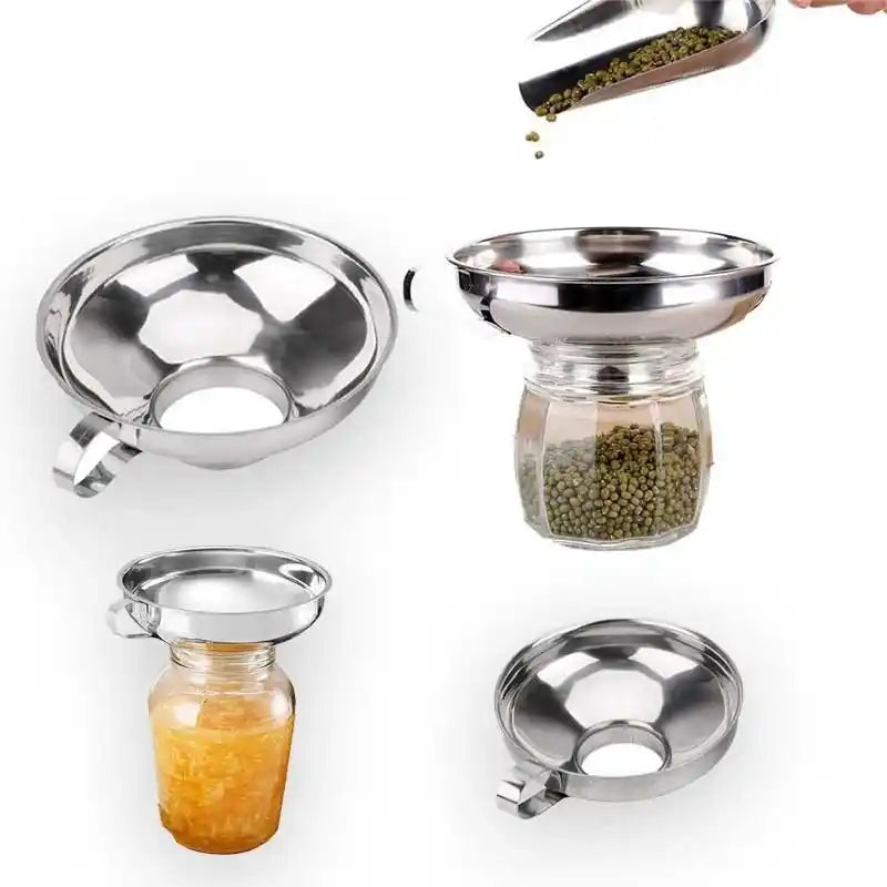 Zynella Premium Stainless Steel Wide-Mouth Kitchen Funnel