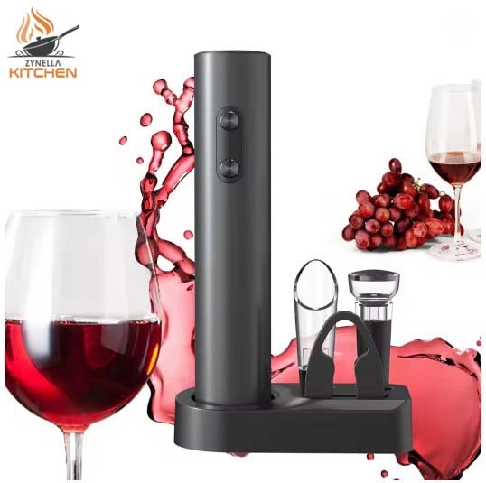 Electric Wine Opener Set with Aerator & Foil Cutter